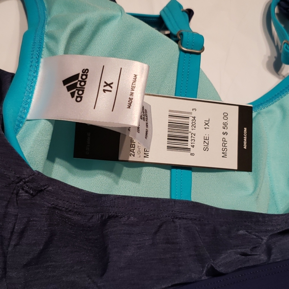 ADIDAS Sport Bikini Tank Top Swimsuit BRA NEW Women's NWT - Picture 10 of 10